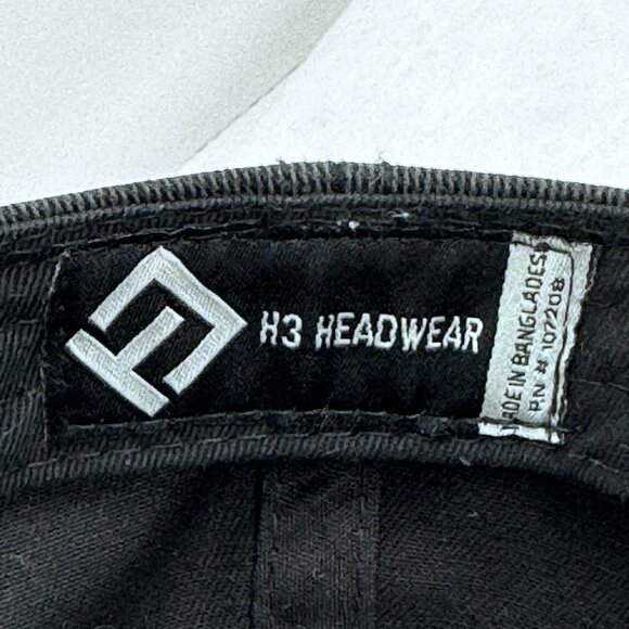 Ford Black Baseball Cap With Black Rubber Patch Logo Adjustable Strap OSFM - Picture 8 of 9